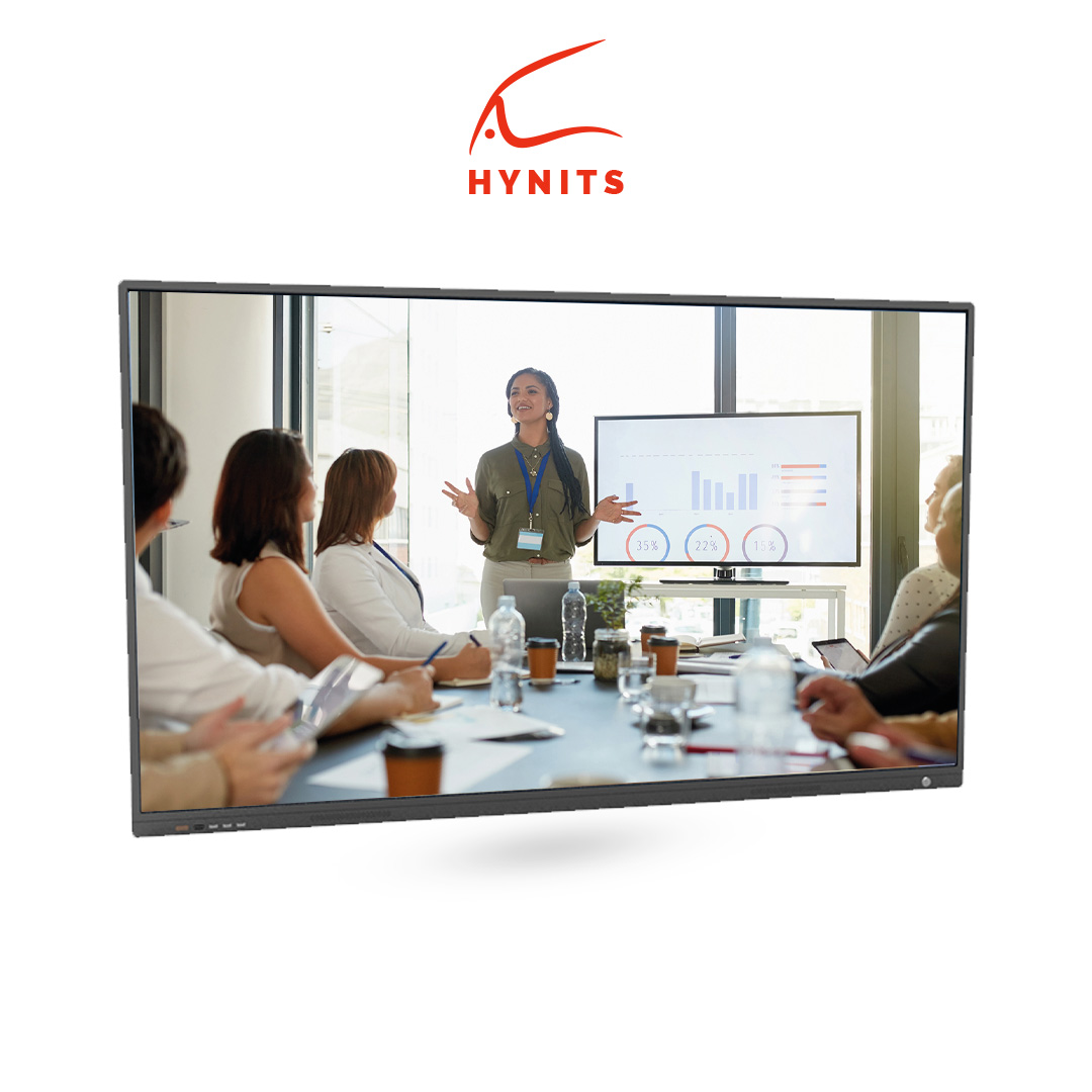 Elevate your presentations and collaborations with our 75-inch interactive flat panel from the HT2 Series. Experience immersive touchscreen technology for engaging interactions and dynamic content sharing.